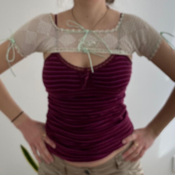 Vintage Antique Crochet Yoke - Picture 4 of 4